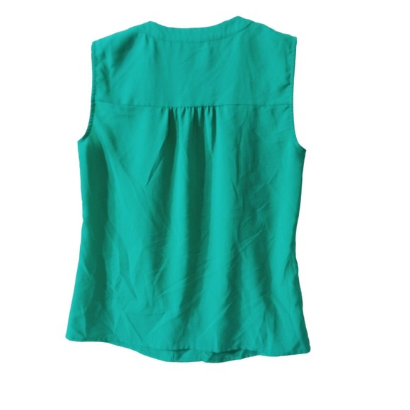 Women's Calvin‎ Klein Sleeveless Green Shirt Size Xs - Picture 12 of 16